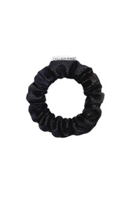 Chelsea King Bordeaux Thins Scrunchie in Noir