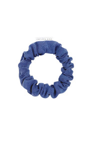 Chelsea King Luxe Thins Scrunchie in Yale Blue