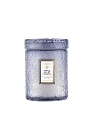 Voluspa Mini Glass Jar Candle in Apple Blue Clover