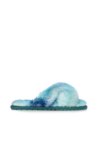 Emu Australia Mayberry Slipper in Tie Dye Green Sea