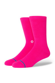 Stance Hyper Crew in Neon Pink