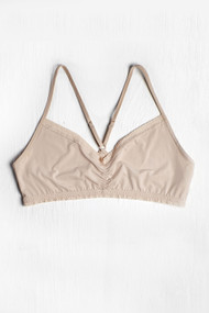 Blush Racerback Bralette in Nude