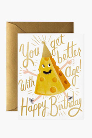 Rifle Paper Co. Better With Age Birthday Card