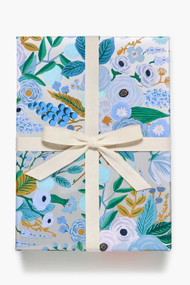 Rifle Paper Co. Garden Party Blue Continuous Roll Wrap