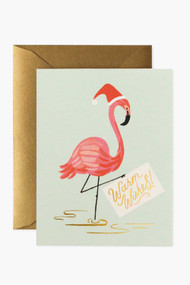 Rifle Paper Co. Holiday Flamingo Card