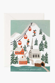 Rifle Paper Co. Holiday Snow Scene Card