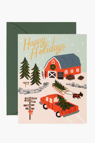 Rifle Paper Co. Holiday Tree Farm Card