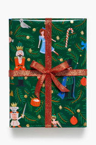 Rifle Paper Co. Nutcracker Continuous Roll Wrap