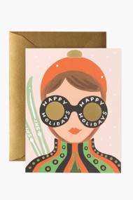 Rifle Paper Co. Ski Girl Card