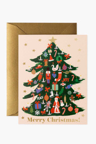 Rifle Paper Co. Trimmed Tree Christmas Card