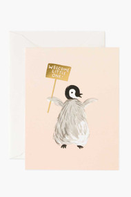 Rifle Paper Co. Welcome Penguin Card