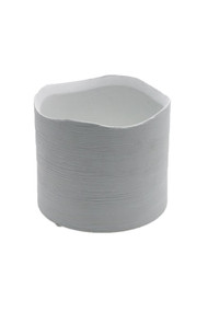 Delphi 5" Pot in White