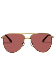 Le Specs High Fangle Sunnies in Bright Gold