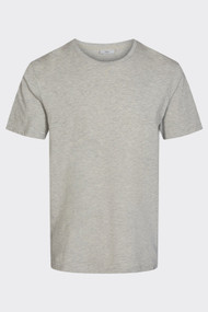 Minimum Luka Tee in Light Grey Melange