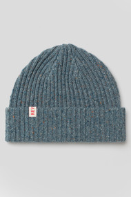 RVLT Wool Mix Beanie in Blue