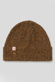 RVLT Structured Beanie in Brown