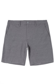 RVCA Back in Hybrid Short in Athletic Heather