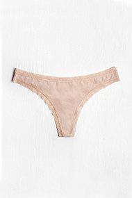 Blush Micro Thong in Nude