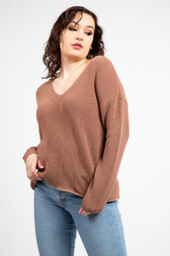 Gentle Fawn Tucker Sweater in Tannin