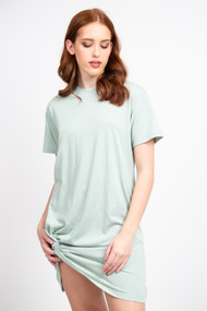 Z Supply Denny T-Shirt Dress in Seaglass