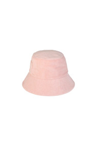 Lack Of Color Wave Bucket in Baby Pink Terry