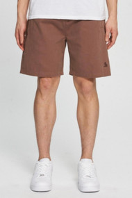 KuwallaTee Tencel Chino Shorts in Chocolate