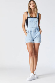 Mavi Wanda Overalls in Light Ripped LA Vintage