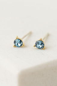 Lover's Tempo March Kaleidoscope Birthstone Studs in Gold