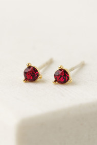 Lover's Tempo July Kaleidoscope Birthstone Studs in Gold