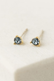 Lover's Tempo September Kaleidoscope Birthstone Studs in Gold