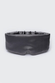 Kitsch Satin Pillow Eye Mask in Charcoal