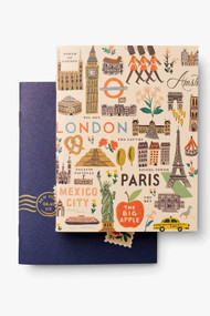 Rifle Paper Co. Pair of 2 Bon Voyage Pocket Notebooks