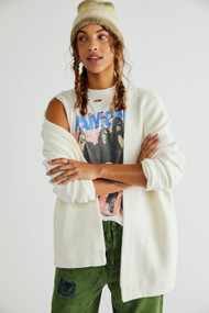 Free People Ottoman Cardigan in Ecru