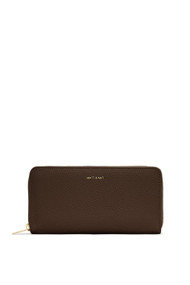 Matt & Nat Central Purity Wallet in Chocolate