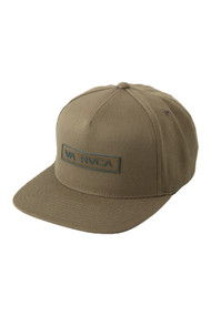 RVCA Stadium Snapback Hat in Olive