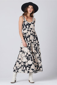 Saltwater Luxe Julie Maxi Dress in Black