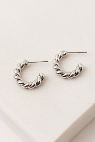 Lover's Tempo Dawson  Hoops in Silver