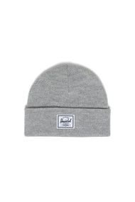 Herschel Supply Co Elmer Shallow Beanie in Heather Light Grey