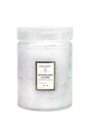 Voluspa Holiday Glass Jar Candle in Sparkling Cuvee