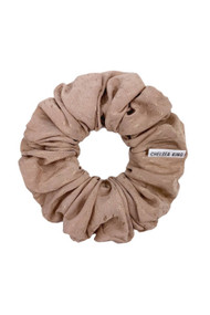 Chelsea King Poppy Scrunchie in Nude Blush