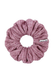 Chelsea King Windsor Knit Scrunchie in Rose