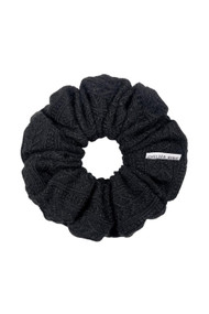 Chelsea King Nordic Knit Scrunchie in Black