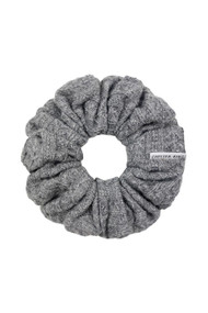 Chelsea King Nordic Knit Scrunchie in Grey