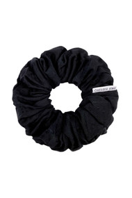 Chelsea King Poppy Scrunchie in Black