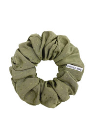 Chelsea King Poppy Scrunchie in Olive