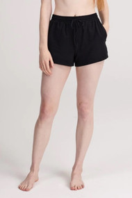 Girlfriend Collective Reset Swing Short in Black