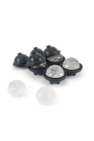 W&P Petal Ice Mold in Charcoal