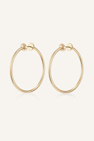 Jenny Bird Icon Hoops New Small in High Polish Gold