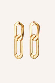 Jenny Bird Rafael Earring in High Polish Gold