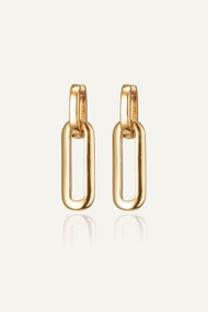 Jenny Bird Teeni Detachable Link Earrings in High Polish Gold